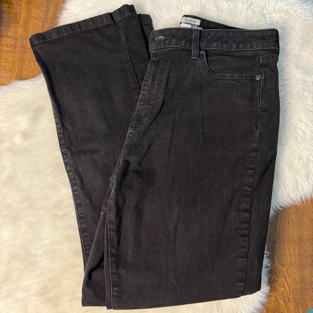 L.L. Bean Black Classic Fit Jeans
